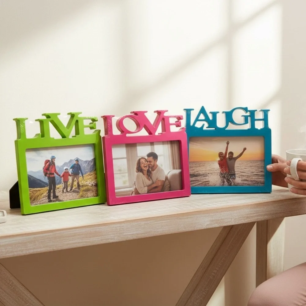 Colorful Inspirational Picture Frame Set